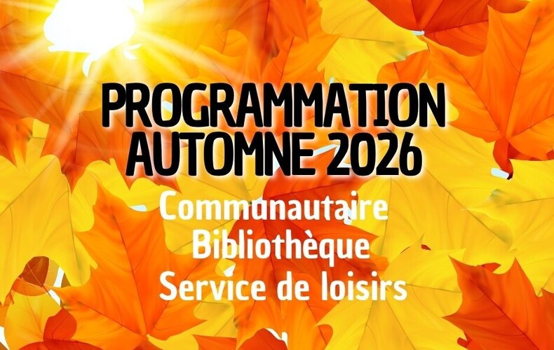 Programmation automne 2026
