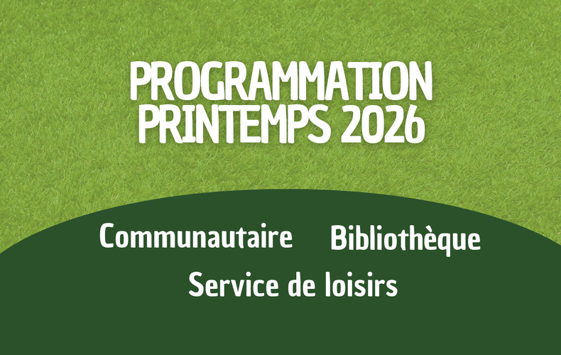 Programmation printemps 2026